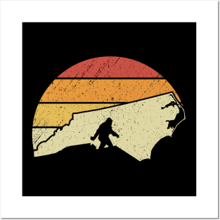 North Carolina Bigfoot Posters and Art